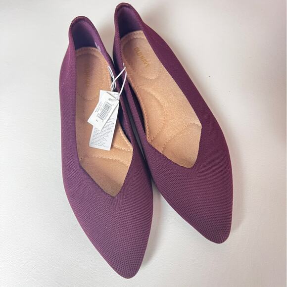 Old Navy Women's  Knit Pointy  Toe Ballet Flats Sz  9.5 - Picture 2 of 11
